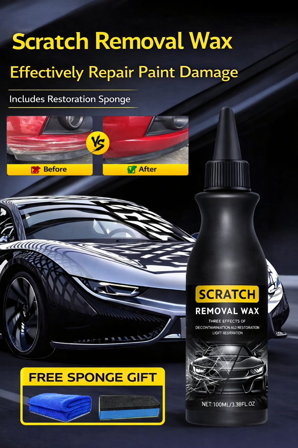 Automotive Scratch Removal Wax