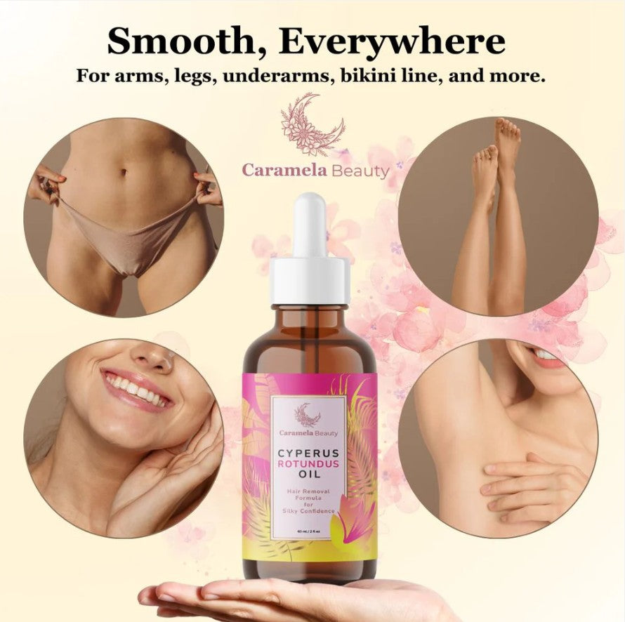 Cyperus Rotundus Oil for Natural Hair Reduction